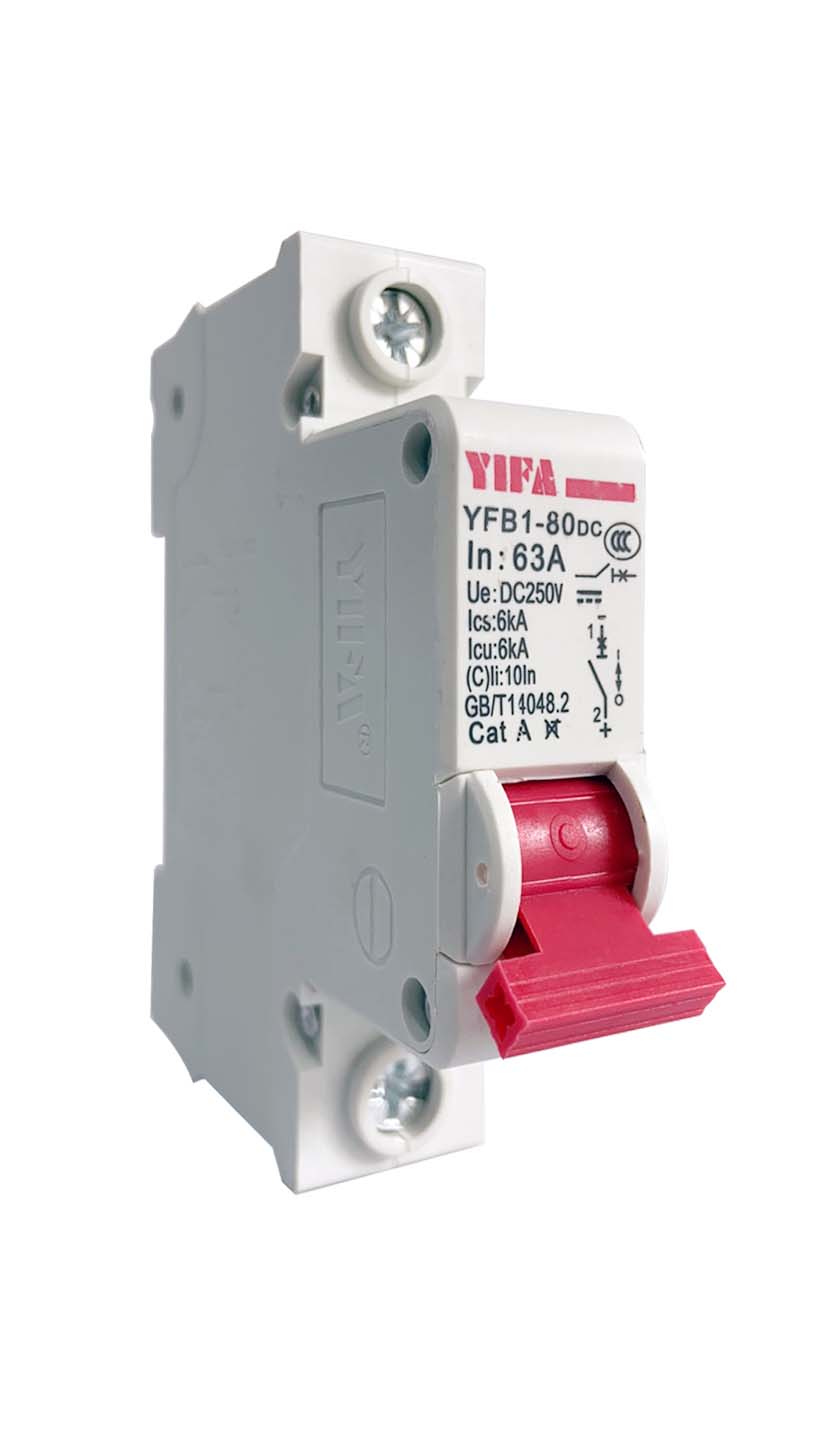 YFB1-80DC Series DC Miniature Circuit Breaker