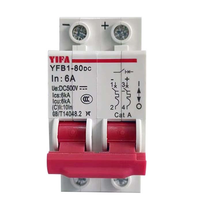 YFB1-80DC Series DC Miniature Circuit Breaker