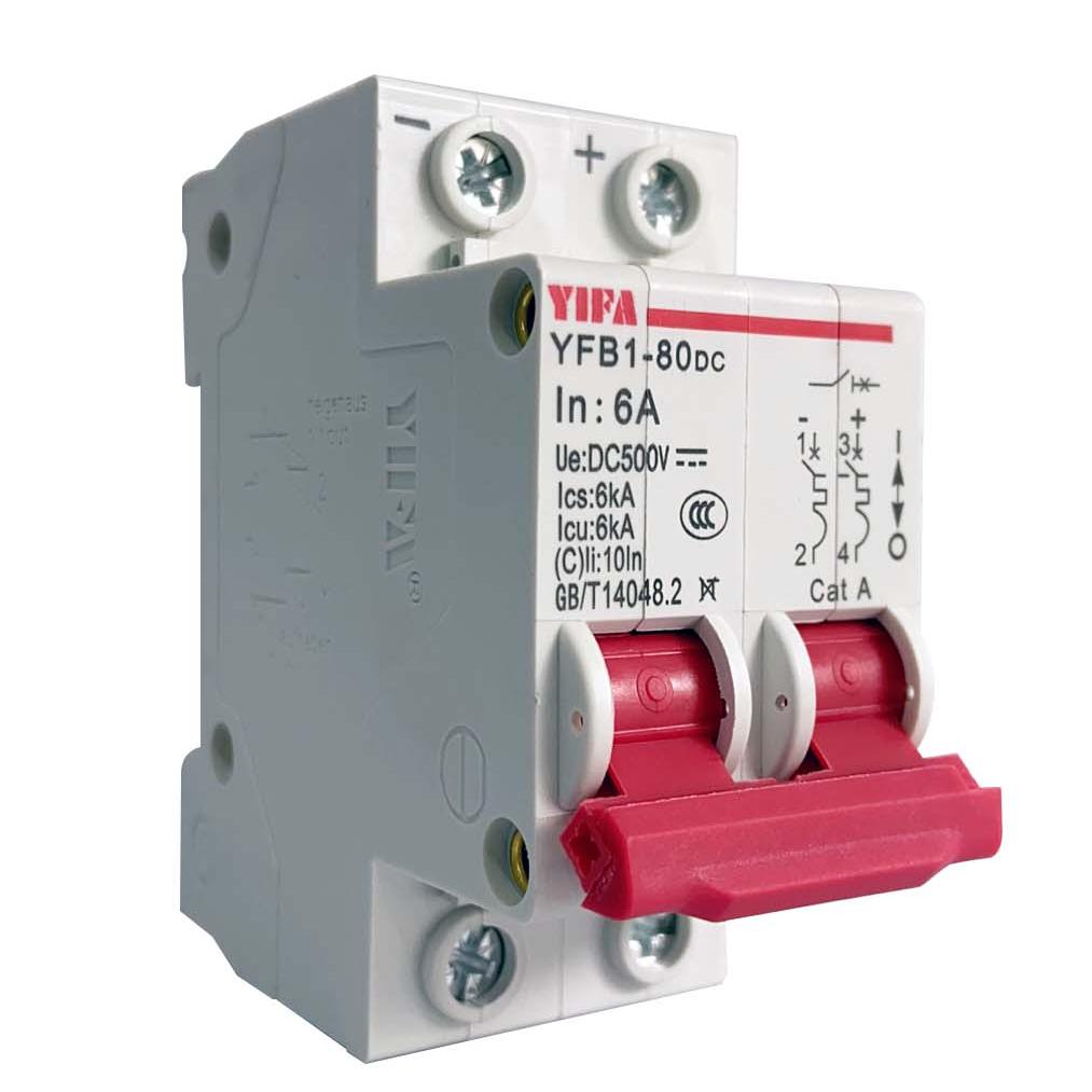 YFB1-80DC Series DC Miniature Circuit Breaker